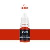 Eyebrow Eyeliner Lip Permanent Makeup Micro Pigment Pure Organic Semi Liquid Tattoo Ink For Practise