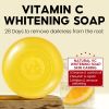 Hyperpigmentation Lightening Brightening Orange Vitamin C Whitening Soap Handmade Soap for Face and Body Cleansing