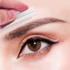 Eyebrow Hair Removers Platinum Coated Edge Stainless Steel Eyebrow Trimmer Blades with Cover for Women