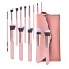 Custom Logo Foundation Makeup Brushes 14pcs Face Makeup Brushes Set