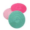 Silicone Makeup Brush Scrubber Cleaner Mat,Portable Cosmetic Brush Cleaner with Suction Cup