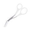 Pink Professional Eyelash Makeup Scissors Stainless Steel Eyebrow Trimming Scissors with Comb