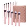 Custom Logo Foundation Makeup Brushes 14pcs Face Makeup Brushes Set