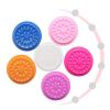 Disposable Adhesive Pallet,Plastic Flower Shape Glue Pad False Eyelashes Glue Holder