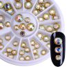 Manicure Decoration Accessories Disc Nail Glitter Rhinestone Crystal Gems Jewelry Bead