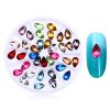 Manicure Decoration Accessories Disc Nail Glitter Rhinestone Crystal Gems Jewelry Bead