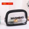 Clear PVC Transparent Waterproof Travel Toiletry Makeup Cosmetic Bag with Zipper