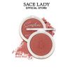 Cruelty-Free Sunshine Baked Nude Powder Blush with Fine Texture for Natural Nude Makeup