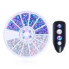 Manicure Decoration Accessories Disc Nail Glitter Rhinestone Crystal Gems Jewelry Bead