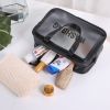 Clear PVC Transparent Waterproof Travel Toiletry Makeup Cosmetic Bag with Zipper