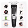 Cordless Beard Trimmer Mens Cutting Kit Barbers Haircut Electric Grooming Machine Hair Clippers for Men Professional