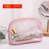 Clear PVC Transparent Waterproof Travel Toiletry Makeup Cosmetic Bag with Zipper