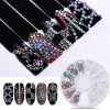 Manicure Decoration Accessories Disc Nail Glitter Rhinestone Crystal Gems Jewelry Bead