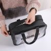 Clear PVC Transparent Waterproof Travel Toiletry Makeup Cosmetic Bag with Zipper