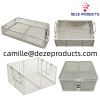 DEZE Filtration Rectangle Stainless Steel Wire Mesh Basket