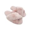 Winter Women's Cross Strap Fuzzy Soft House Slippers Plush Furry Warm Cozy Open Toe Fluffy Home Shoes Comfy fluffy slippers