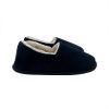 Custom Winter Comfy Suede Leather men's Indoor And Outdoor Handmade Non-slip Faux Fur Scuff Fluffy Slippers