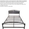 Metal Bed Frame Faux L...