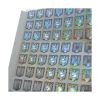 Top quality blank label sticker universal template printable durable 3D hologram label sticker