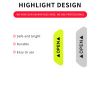 3M diamond-level safety warning stickers night anti-collision anti-collision luminous scratch stickers strong reflective door warning stickers reflective stickers fluorescent yellow-green 4 pieces