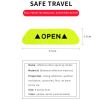 3M diamond-level safety warning stickers night anti-collision anti-collision luminous scratch stickers strong reflective door warning stickers reflective stickers fluorescent yellow-green 4 pieces