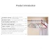 Wholesale thickened wide shoulder hanger no trace non-slip plastic clothes hanger 360 degree clothes support clothing dry cleaners hanger