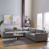 Yimi - Urban L-Shaped Sectional Sofa For Living Room