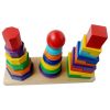 Three-column Superposition Geometric Teaching aids Intelligence Board Geometric Sorting Boards For kids Early Educational