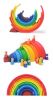 rainbow wooden toys