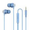 In-ear Wired 3.5mm round mouth Type-C Flat Mouth earbuds Metal heavy bass earplugs