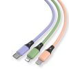 5A Super Fast Charge three-head data cable three-in-one liquid soft glue suitable for Huawei Apple Android typec mobile phone