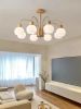 Candy Nordic chandelier living room main lamp modern simple atmosphere log wind lamp Japanese luxury medieval bedroom dining room lamp