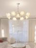 CandyNordic living room lamp American pastoral style warm creative Lily of the Valley hall chandelier French modern girl heart light in the bedroom