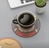 Heat insulation cushion cup mat anti-hot table mat silicone pad plate mat ins minimalist style.