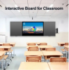 65/75/86/100/110 inch finger multi touch screen smart LCD display meeting room electronic digital interactive smart white board