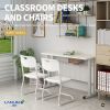 School Classroom, Single, Double Desks & Chairs