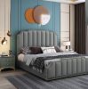 Hotel Furniture Bedroom Set Luxury Leather Hotel Bed Upholstered Fabric Soft Bed For Bedroom Furniture Sets