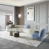 Hospitality Furniture Luxury Hotel Living Room Bedroom Furniture Cream White Sectional Lobby Sofa Sets