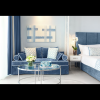 Design Factory Custom Beach Hotel Soft Furniture Blue Bedroom Sets Bed Sofa