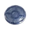 Round Disposable Sushi Tray Takeaway Box Food plastic container with 5 compartments