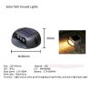 3LED Outdoor Garden Solar Light Led Underground Lights Solar Waterproof IP65 Buried Floor Light Path Ground Lights