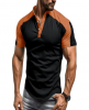 Fashion button up short sleeve T-shirt