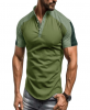 Fashion button up short sleeve T-shirt