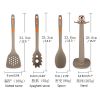 Non-Stick Silicone Cooking Utensils Set 6 Piece Silicone Utensil Set 