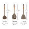 Non-Stick Silicone Cooking Utensils Set 6 Piece Silicone Utensil Set 