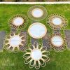Rattan Wall Mirrors Ha...