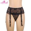 P5206 Hot Floral Lace High Waist Good Quality Erotic Lingerie Womens Sexy Underwear Garter Panties