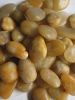 Beige pebbles, garden stones, landscape rocks, cobblestone for outdoor decoration