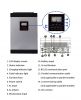 1-15kw solar on off hybrid grid solar inverter