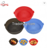 3-9.5 Inch Reusable Silicone Air Fryer Liner XL Size Food Safe Air Fry